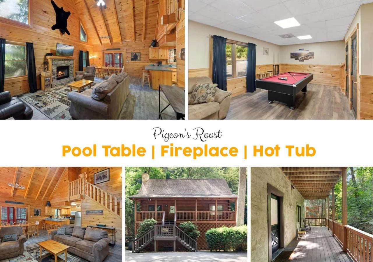 5Br Smoky Cabin Hot Tub, Games, 1 Mi To Parkway Pigeon Forge Dış mekan fotoğraf